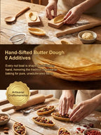 8 Premium Nut Boat Tart - Handmade Crispy Crust Traditional Botanical Vitality Snack