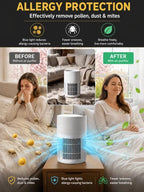 9th Gen Pet Air Purifier - 5-Star Clean Air Filtration System for Homes with Pets