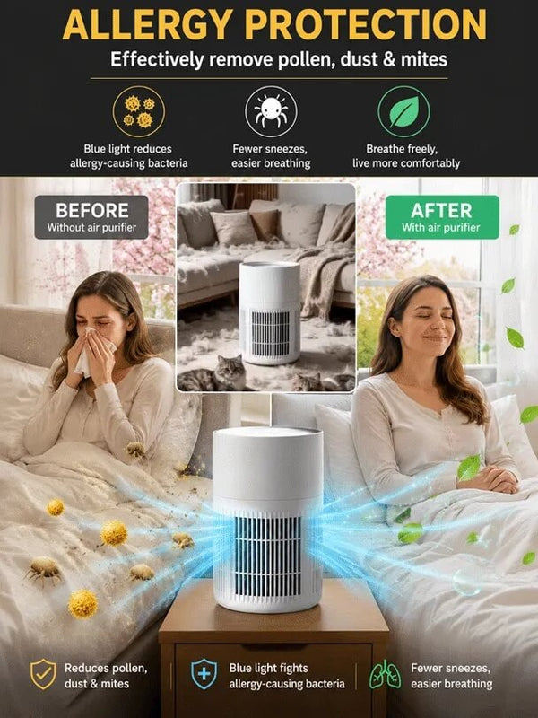 9th Gen Pet Air Purifier - 5-Star Clean Air Filtration System for Homes with Pets