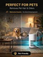 9th Gen Pet Air Purifier - 5-Star Clean Air Filtration System for Homes with Pets