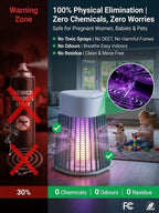 AI Smart Mosquito Repellent Night Light - Ultrasonic & LED Dual Insect Control
