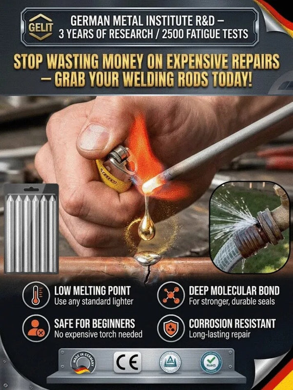 All-Purpose Welding Rod - Easy Repairs with Advanced German Technology