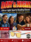 All-in-One Rimless Glasses - One Pair for Every Vision Need