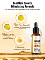 Batana Hair Growth Oil - Natural Hair Thickening & Follicle Care Formula
