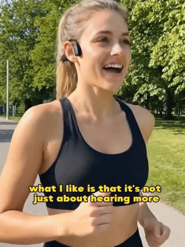 Bone Conduction Bluetooth Headphones - Open-Ear Comfort Audio for Seniors and Everyday Use