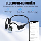 Bone Conduction Bluetooth Headphones - Open-Ear Wireless Audio & Hearing Assistance Device
