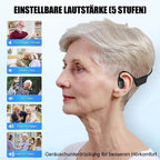 Bone Conduction Bluetooth Headphones - Open-Ear Wireless Audio & Hearing Assistance Device