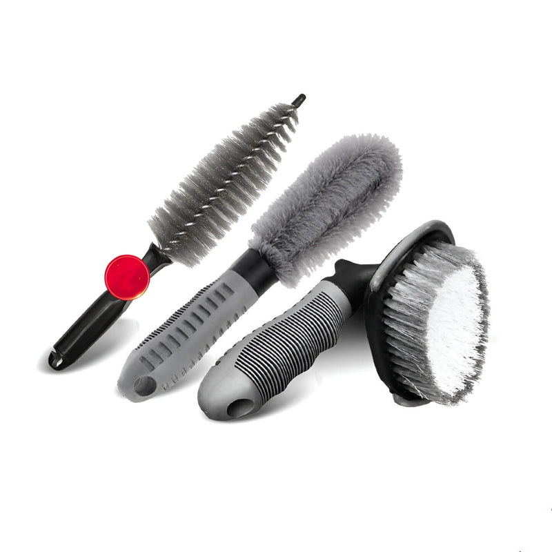 Car Tire & Rim Brush - Heavy-Duty Wheel Cleaning and Decontamination Tool