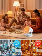 Ceramic Space Heater - Fast 3-Second Heating Energy-Saving Warmer
