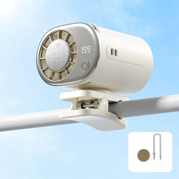 Clip-On Mini Smart Air Conditioner - Instant 16°C Cooling Breeze