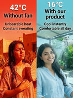 Clip-On Mini Smart Air Conditioner - Instant 16°C Cooling Breeze