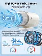 Clip-On Mini Smart Air Conditioner - Instant 16°C Cooling Breeze