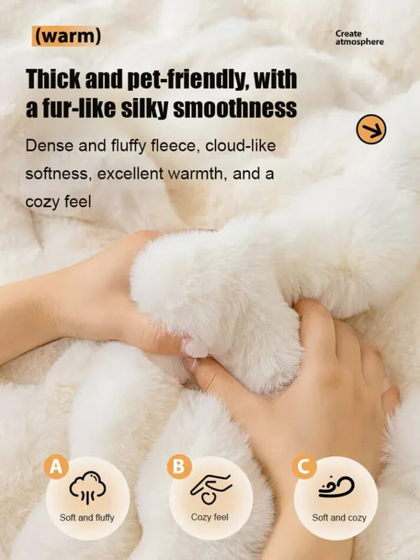 Cloud Plush Cat Sleeping Bag - Full Body Cozy Wrap for Comfort & Sleep