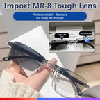 Color-Changing Anti-Blue Light Presbyopia Glasses】Automatic Adjustment From 100 To 700 Degrees Ensures You Never Need To Change Glasses Due To Prescription Changes For Life