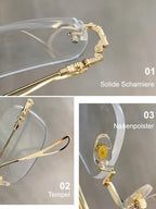 Comfortable Reading Glasses - Eye Protection Lightweight Vision Support Eyewear