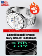 Continuous Glucose Monitor - Needle-Free 24/7 Blood Sugar Tracking System