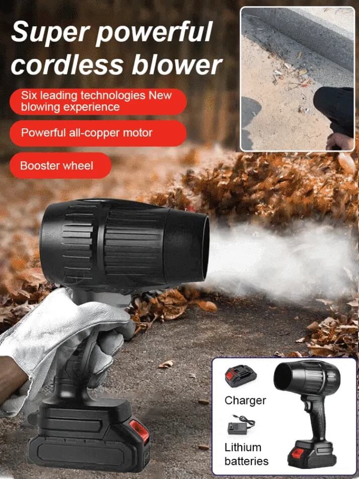 Cordless Turbo Blower - High-Power Industrial Air Blower