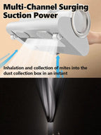 Cordless UV Dust Mite Vacuum Cleaner - Deep Cleaning & Sterilizing Household Device