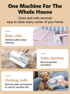 Cordless UV Dust Mite Vacuum Cleaner - Deep Cleaning & Sterilizing Household Device