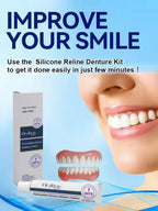Cosmetic Denture Care Set - Fast Fit Comfortable Dental Prosthetic Solution