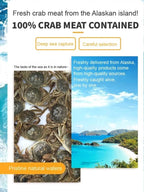Crispy Baby Crabs Snack - Edible Shell High-Protein Fried Seafood Treat