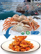 Crispy Baby Crabs Snack - Fully Edible High-Protein Crunchy Seafood Treat