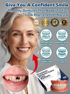 DIY Silicone Denture Kit - Quick-Fit Medical-Grade Teeth Replacement Set