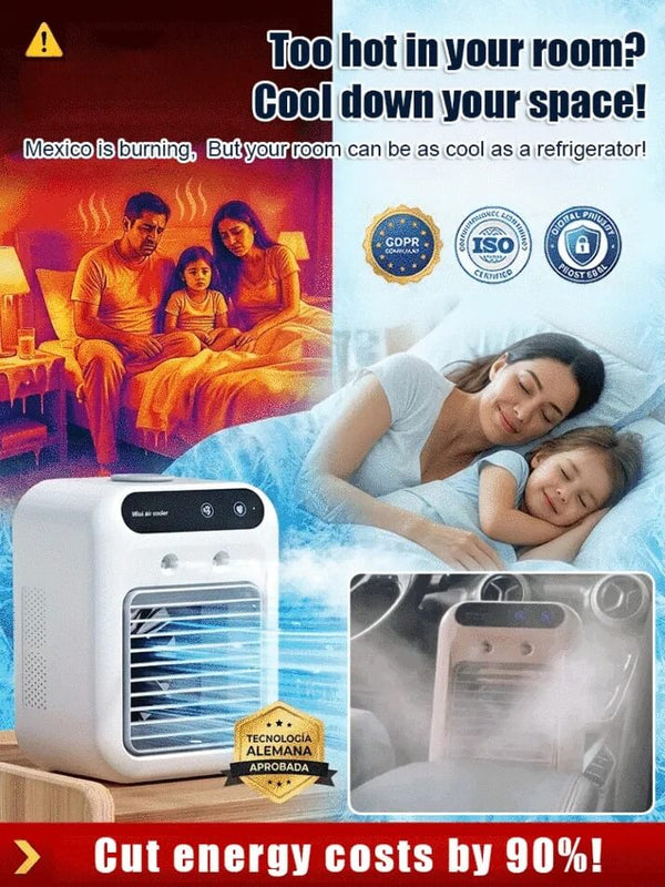 Desktop Air Cooler Fan - Portable Cooling Fan with Humidifier & Mist Function