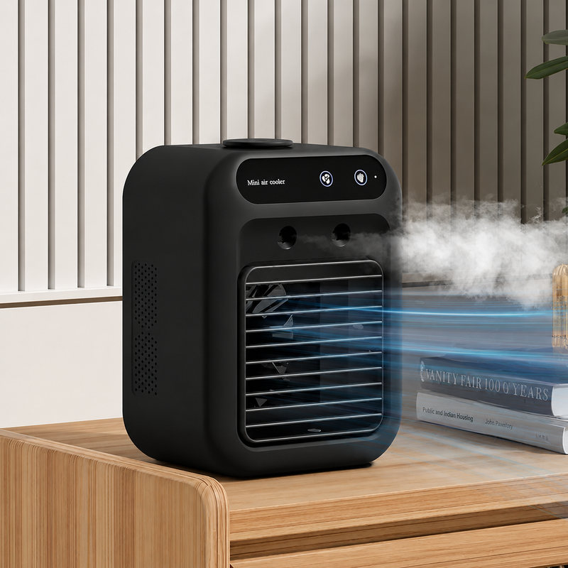 Desktop Air Cooler Fan - Portable Cooling Fan with Humidifier & Mist Function