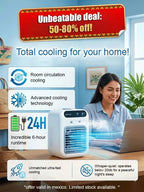 Desktop Air Cooler Fan - Portable Cooling Fan with Humidifier & Mist Function