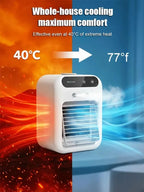 Desktop Air Cooler Fan - Portable Cooling Fan with Humidifier & Mist Function