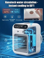 Desktop Air Cooler Fan - Portable Cooling Fan with Humidifier & Mist Function
