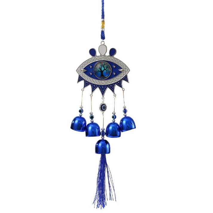 Devil’s Eye Wind Chime - Protective Guardian Hanging Ornament