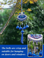 Devil’s Eye Wind Chime - Protective Guardian Hanging Ornament