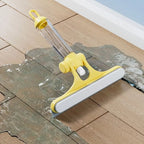 Double-Sided Window Squeegee - Built-In Spray Bottle Glass Cleaning Tool