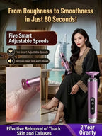 Electric Foot File - Instantly Removes Calluses & Dead Skin