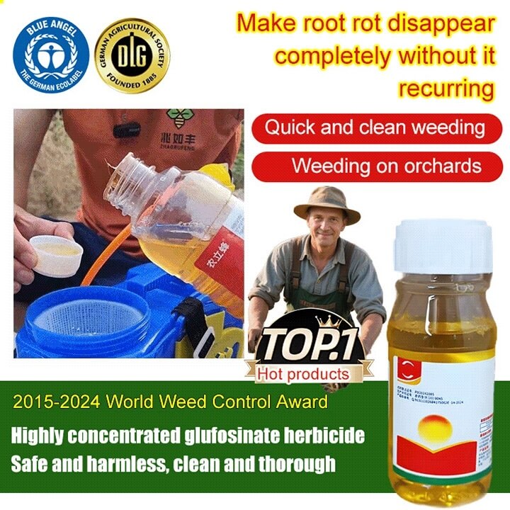 Fast-Acting Weed Killer - Agricultural & Environment Approved Herbicide (Replant in 2 Days)