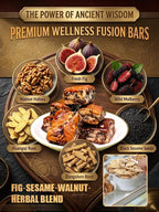 Fig & Walnut Cake - Nutritious Fiber-Rich Healthy Snack for Daily Wellness Support