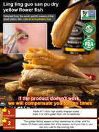 【Final Hour!】Ready-To-Eat Savory & Crispy Dried Small Yellow Croaker Non-Fried, Low-Calorie