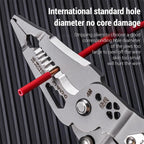 Folding Electrical Tool Set - Multi-Function Tester, Screwdriver & Wire Stripper Kit
