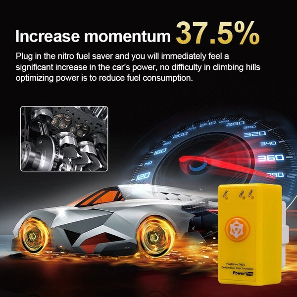 GK Car Fuel Saver - Plug-and-Play Fuel Efficiency Upgrade Device