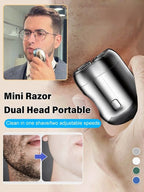German Imported Electric Shaver - Diamond Blade Precision Beard Trimmer with Long-Lasting Sharpness