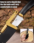 German Military-Grade Bone Cutter - Heavy-Duty Meat Cutting Knife Tool