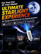 HD Galaxy Projector - 2M+ Lens for Vivid Moon & Galaxy Views