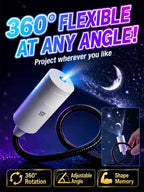 HD Galaxy Projector - 2M+ Lens for Vivid Moon & Galaxy Views
