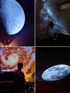 HD Galaxy Projector - 2M+ Lens for Vivid Moon & Galaxy Views