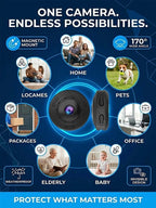 HD Smart Security Mini Camera - Compact Wireless Surveillance Device