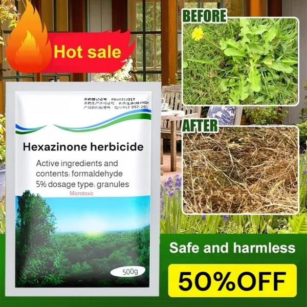 【Hexazinone Herbicide】Doesn't Harm Soil, No Tools Needed