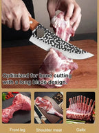 High-Manganese Steel Forged Boning Knife - Professional Kitchen Knife with 10-Year Warranty