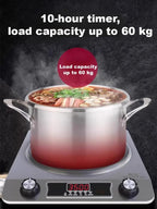 High-Power Induction Cooker - Fast Heating Plug & Play Cooktop